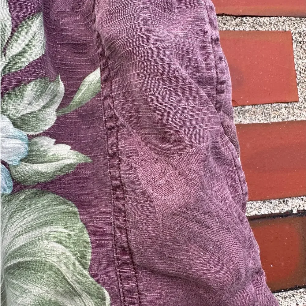 Vintage 90s Y2K Tommy Bahama Men's Silk Hawaiian Shorts with Drawstring Waist